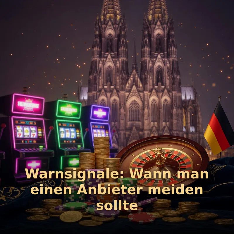 Warnsignale: Wann man einen Anbieter meiden sollte